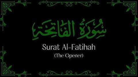 Surah Al-Fatiha سورة الفاتحة (The Opener) | ONE HOUR PEACEFUL RECITATION |  Faithful Focus