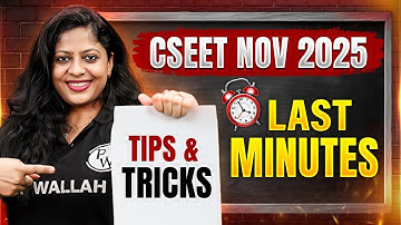 CSEET Nov 2025 LAST MINUTE HACKS! Must Watch Before Exam!🚨
