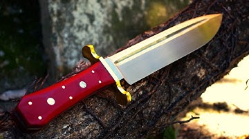 Making This Beautiful Knife in My Simple Workshop