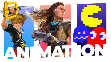 Game Animation Breakdown | Horizon, Pac-Man & Kingdom Hearts