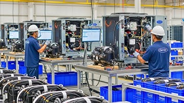 FULL PROCESS | Inside the Carrier Air Conditioner Factory – How Powerful Cooling Systems Are Built