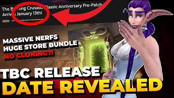 TBC Prepatch REVEALED with MASSIVE Changes, Nerfs & Drama | Classic TBC Anniversary