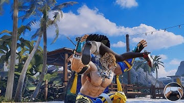 King vs Anna Williams at Seaside Resort 🌊 | Intense Tekken 8 Gameplay | King’s Power Unleashed!