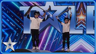 Little Scooter Boys are DAREDEVILS! | Unforgettable Audition | Britain's Got Talent