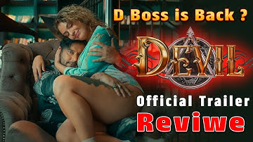 The Devil Official Trailer Review | Darshan, Rachana Rai | Prakash Veer | B Ajaneesh Loknath