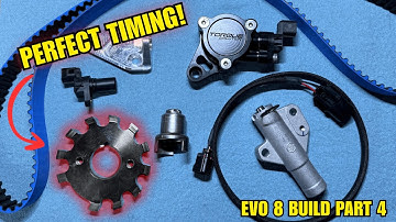 Evo 8 Build Part 4 | Timing Reassembled, Crank Trigger & Sensor Upgrades Installed