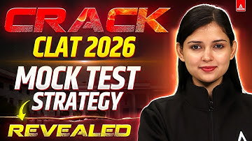CLAT 2026 Mock Test Strategy Revealed 🔥 | How to Attempt, Analyze & Improve Your Score Fast