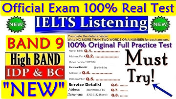 IELTS LISTENING PRACTICE TEST 2025 WITH ANSWERS | 19.11.2025