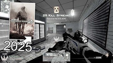 BO2 peacekeeper in MW2 (2009) +nuke