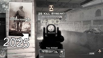 BO2 peacekeeper in MW2 (2009) +nuke