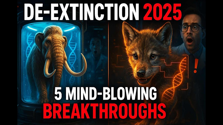 DE‑EXTINCTION IS HERE! 5 Breakthroughs of 2025 – Dire Wolves, Woolly Mammoth & More