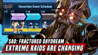 SAO: Fractured Daydream Extreme Raid Changes | 100% Legendary Drops & MORE!