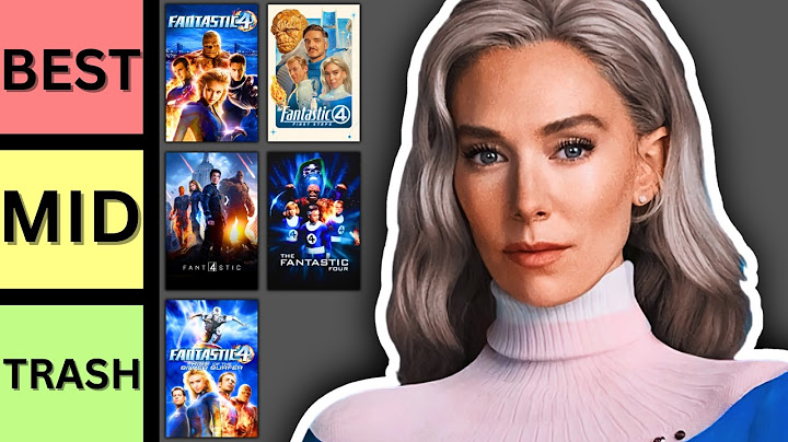 I Ranked Every FANTASTIC FOUR Movie