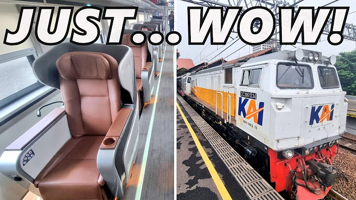 Indonesia's NEW ULTRA LUXURY Train from Jakarta to Yogyakarta