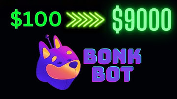 BONK Bot Tutorial for Beginners | How to Trade Meme Coins Like a Pro