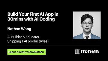 Build Your First AI App in 30mins with AI Coding
