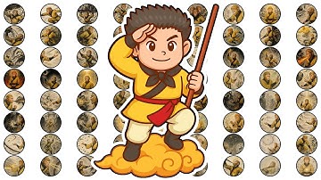 Tất Cả 72 Phép Địa Sát của Tôn Ngộ Không trong 25 Phút