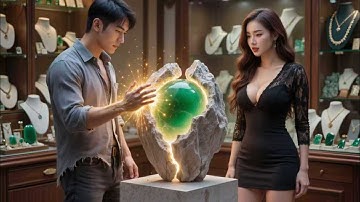美女總裁在垃圾堆救了窮小子，殊不知他竟是賭石界隱藏大佬！賭石大會上為她開出極品帝王綠翡翠震驚全場，一夜逆襲登頂首富寶座，美女當場要獻身！#短劇  #總裁灰姑娘 #窮小子逆襲#爆燃短劇KingDrama
