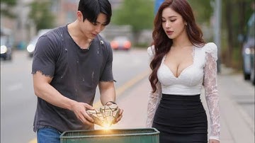 美女總裁在垃圾堆救了窮小子，殊不知他竟是賭石界隱藏大佬！賭石大會上為她開出極品帝王綠翡翠震驚全場，一夜逆襲登頂首富寶座，美女當場要獻身！#短劇  #總裁灰姑娘 #窮小子逆襲#爆燃短劇KingDrama