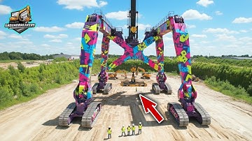 Cranes, Excavators, Rollers, Dump Trucks – Building a Giant Underground City | Groundbreakers