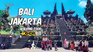 Bali-Jakarta Walking Tour Guide Indonesia 4K HDR captions