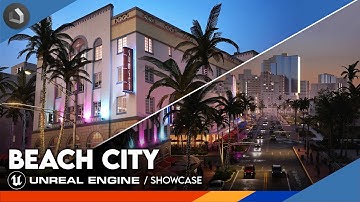 Beach City | Unreal Engine 5 | FAB Asset Pack