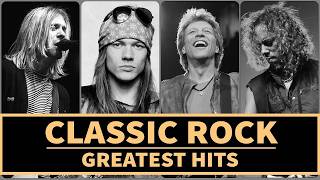 ACDC, Queen, Bon Jovi, Scorpions, Aerosmith, Nirvana, Guns N Roses - Classic Rock Songs 70s 80s 90s