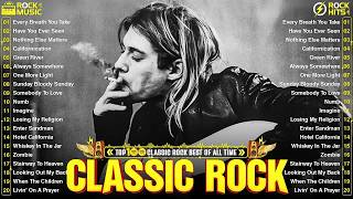 ACDC, Queen, Bon Jovi, Scorpions, Aerosmith, Nirvana, Guns N Roses - Classic Rock Songs 70s 80s 90s