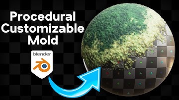 Procedural Customizable Mold Material (Blender Tutorial)