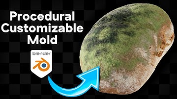 Procedural Customizable Mold Material (Blender Tutorial)