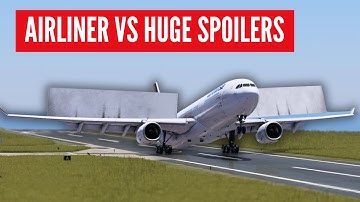 Can A Plane With HUGE Speedbrakes REALLY Land ANYWHERE?