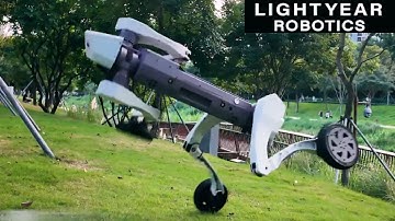 “M1: The World’s First Wheeled Quadruped Robot Is Here — A Lightweight Monster!”