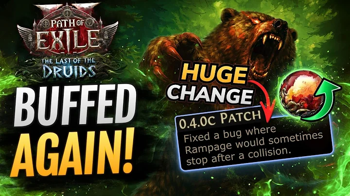 [PoE 2] Bear is BUFFED AGAIN! - HUGE Changes for Druid Builds In New Patch for Path of Exile 2 0.4