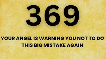 🕊️369 Your angel is warning you not to do this big mistake again.. Open this now !!