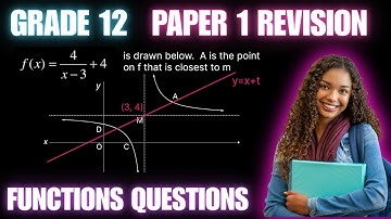 Grade 12 Maths Paper 1 | Functions Past Questions | Matric Exam Prep (June 2025 NSC/CAPS)