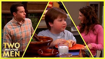 Alan and Judith Try Setting an Example for Jake | Two and a Half Men