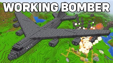 I Made a Working B-52 Bomber with Create!