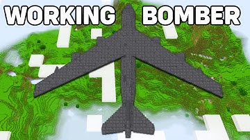 I Made a Working B-52 Bomber with Create!