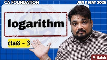 Ca foundation qa classes | M - Batch | Prof. Mayank Agarwal