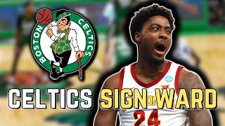 Celtics Sign Hason Ward to Contract for Likely Spot in Maine | Reacting to Hason Ward Highlights