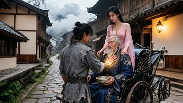 女總裁急著為爺爺看病隨手丟了一些錢給路邊的乞丐，殊不知小夥竟是隱世神醫！一眼看穿她爺爺的病根，抬手間竟讓他起死回生，女總裁以身相許當場求愛#路上乞丐是神医