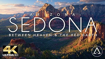 SEDONA - ARIZONA IN 4K DRONE FOOTAGE (ULTRA HD) - MAJESTIC RED ROCK DESERT LANDSCAPES UHD