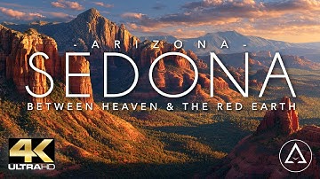 SEDONA - ARIZONA IN 4K DRONE FOOTAGE (ULTRA HD) - MAJESTIC RED ROCK DESERT LANDSCAPES UHD