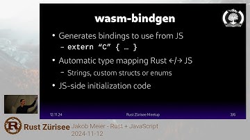 Rust & JavaScript - Jakob Meier - Rust Zürisee November 2024