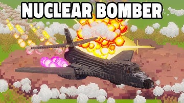 I Built a Working B-1 NUCLEAR BOMBER With Create Mod