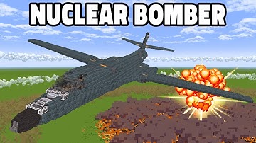 I Built a Working B-1 NUCLEAR BOMBER With Create Mod