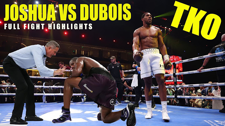 Anthony Joshua vs Daniel Dubois |🥊Knockdown |🔥Knockout | Full Fight Highlights  |#JoshuaDubois