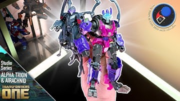 Alpha Trion & Airachnid Transformers One Studio Series Unboxing & Review