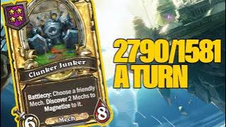 The Ultimate Clunker Junker Combo Is Ridiculous | Dogdog Hearthstone Battlegrounds