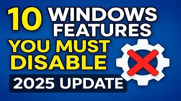 10 Windows Settings You MUST Disable NOW (2025 UPDATE)